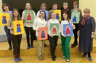 27.02.2023. Пост-релиз. Мастер-класс и обучающий семинар по компетенции "Юный художник по костюму"