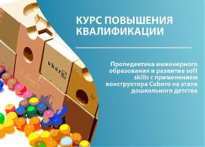 Пропедевтика инженерного образования и развитие soft skills c применением конструктора Cuboro на этапе дошкольного детства