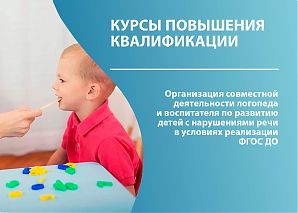 Организация совместной деятельности логопеда и воспитателя по развитию детей с нарушениями речи в условиях реализации ФГОС ДО