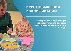 Содержание и организация образовательного процесса в детском саду в соответствии с  ФГОС ДО