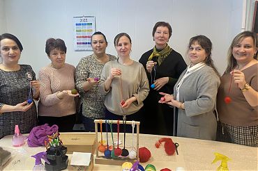 19.01.2023. Мастер-класс по компетенции "Юный мастер по валянию шерсти"